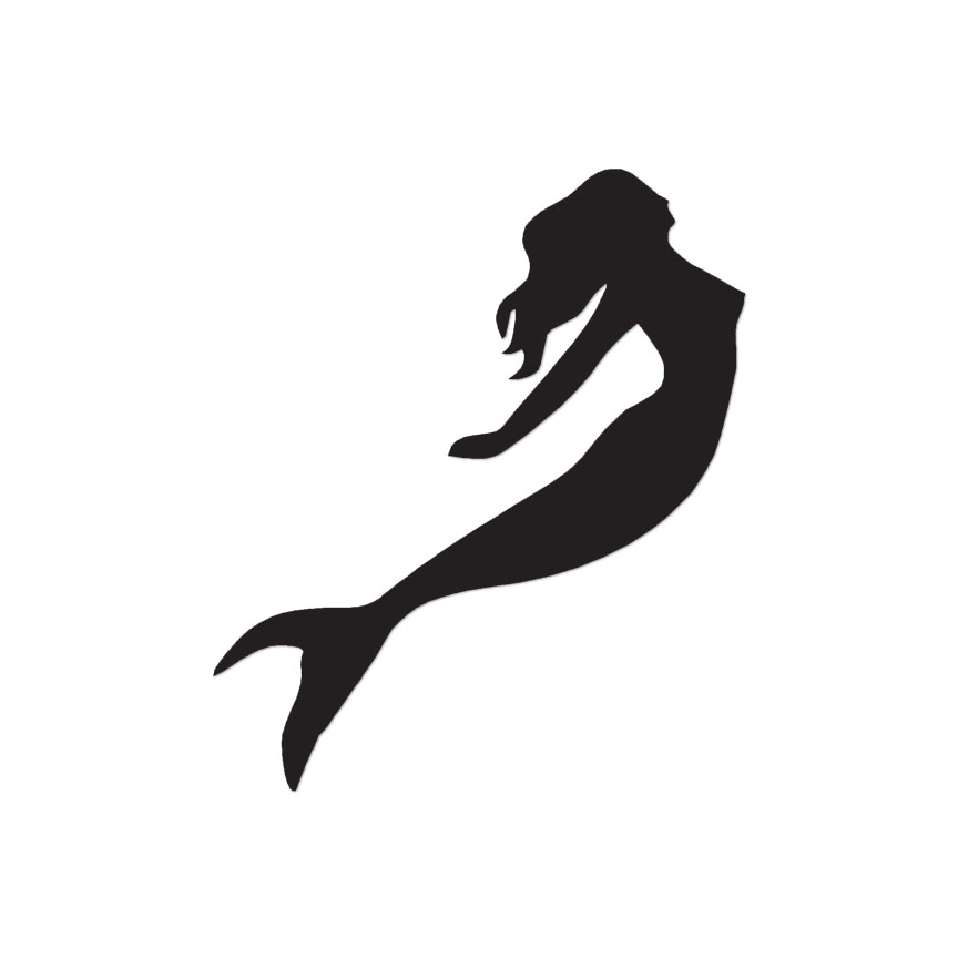 mermaid_7788さま専用 Mermaid - Vinyl Decal Sticker - Multiple Color & Sizes - ebn449 | eBay